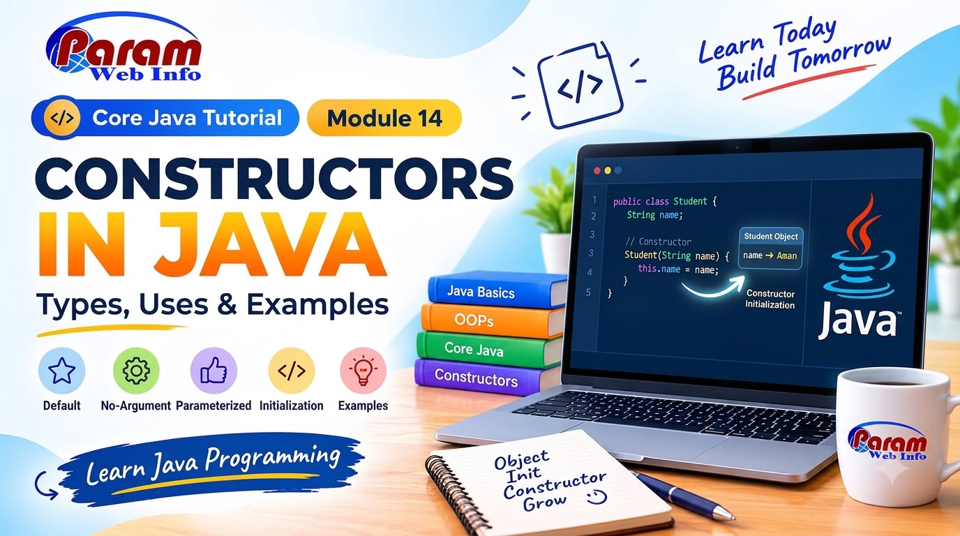What is Constructors in Java: Types, Uses and Examples ?